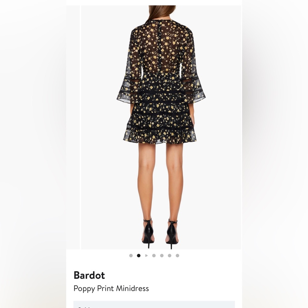Bardot Poppy Print Mini Dress - New With Tags NWT! - Picture 8 of 12